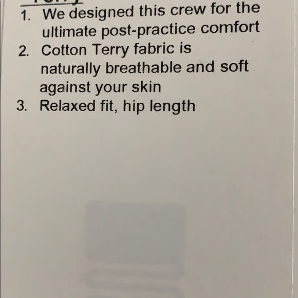 Lululemon Crew Pullover - Picture 4 of 4